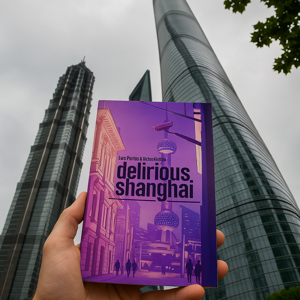 Delirious Shanghai book cover by Luis Portas and Victor Kirillov
